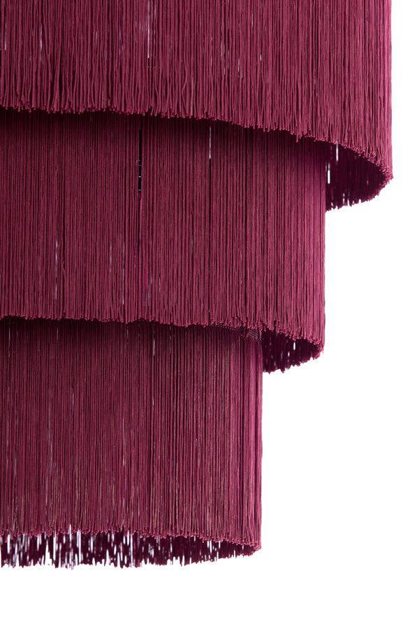 Hanging lamp 3L 45x50 cm MALAIKA dark purple