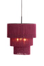 Hanging lamp 3L 45x50 cm MALAIKA dark purple