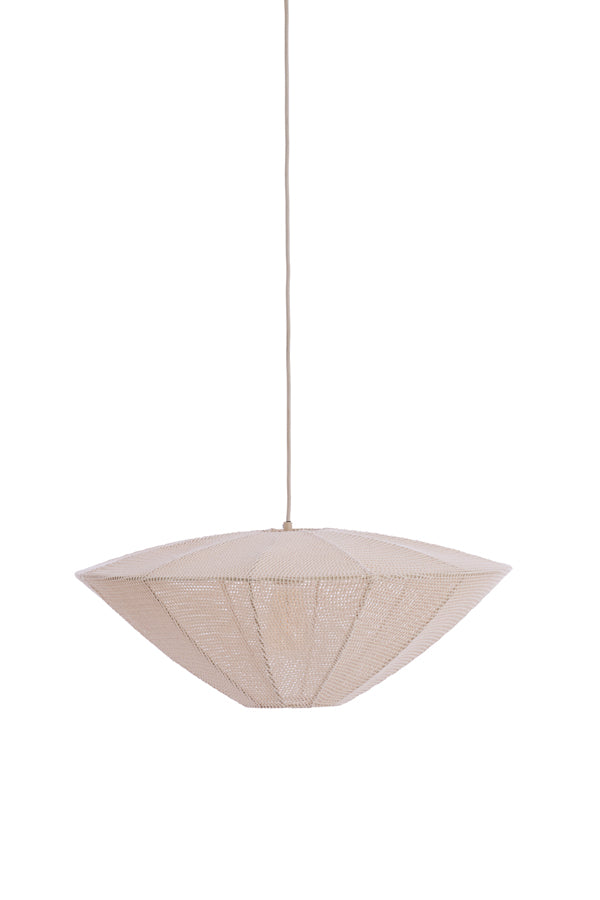 Hanging lamp 50x23 cm SATILLA cream