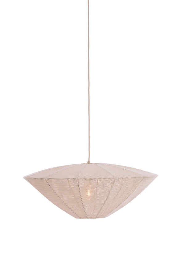 Hanging lamp 50x23 cm SATILLA cream