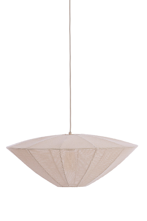 Hanging lamp 60x25 cm SATILLA cream