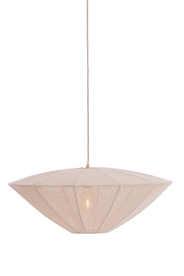 Hanging lamp 60x25 cm SATILLA cream