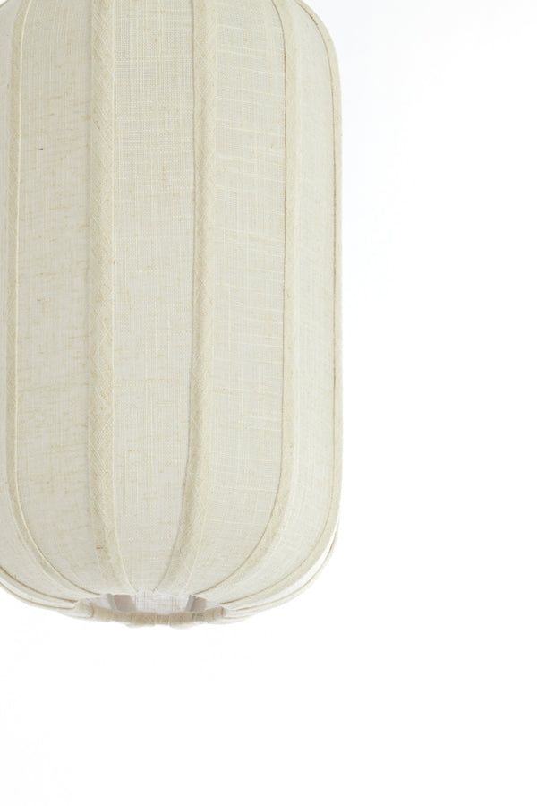 Hanging lamp 3L 80x21x34 cm TUFIA linen cream