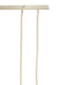 Hanging lamp 3L 38x34 cm TUFIA linen cream