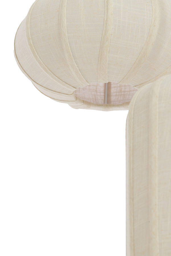 Hanging lamp 3L 38x34 cm TUFIA linen cream