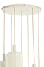 Hanging lamp 7L 53x135 cm TUFIA linen cream