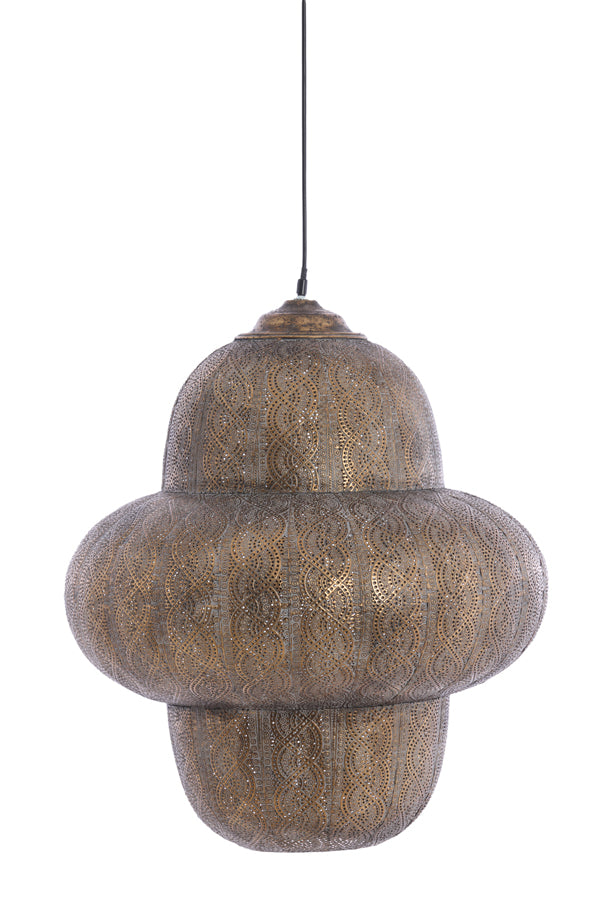 Hanging lamp 53x63,5 cm RYOTA brown gold