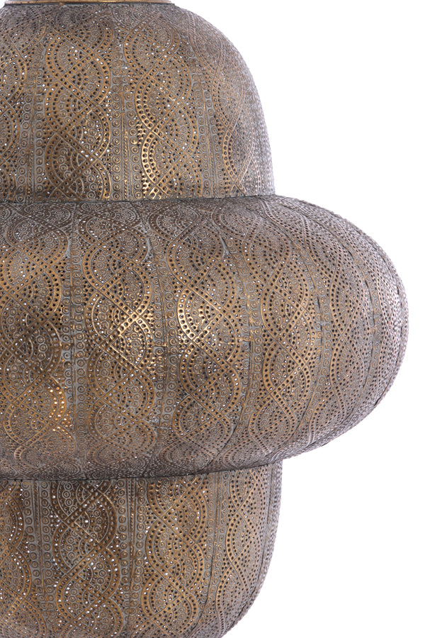 Hanging lamp 53x63,5 cm RYOTA brown gold