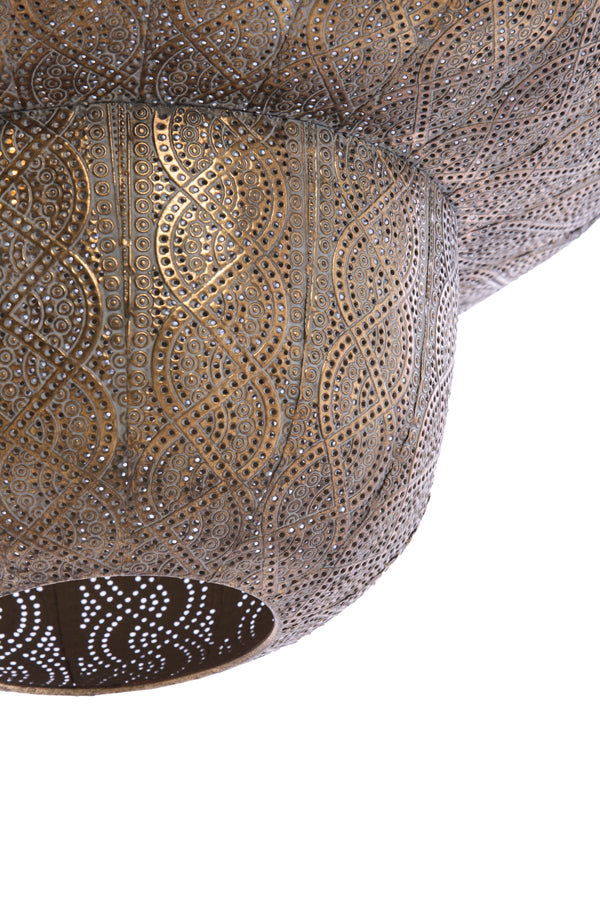 Hanging lamp 53x63,5 cm RYOTA brown gold