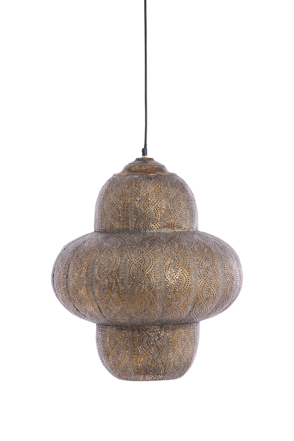 Hanging lamp 42x50,5 cm RYOTA brown gold