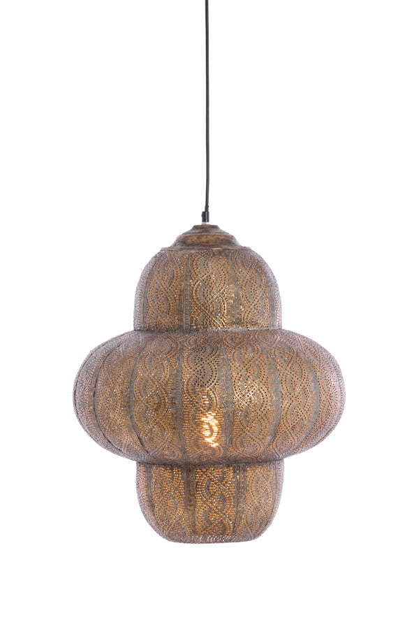 Hanging lamp 42x50,5 cm RYOTA brown gold