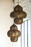 Hanging lamp 42x50,5 cm RYOTA brown gold