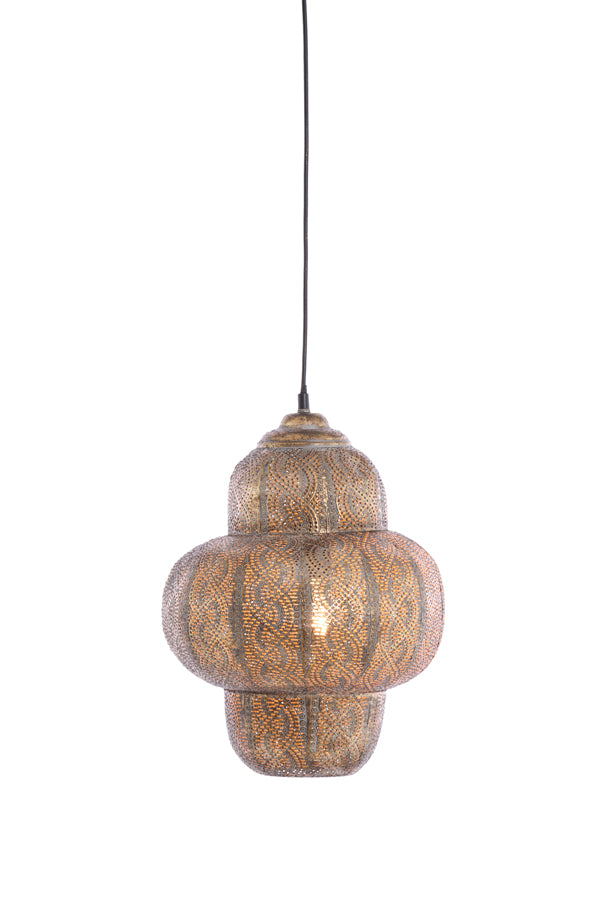Hanging lamp 30,5x41 cm RYOTA brown gold