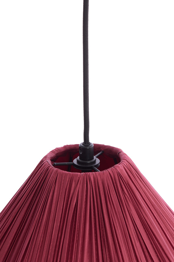 Hanging lamp 31x38 cm VERITA burgundy