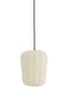 Hanging lamp 20x25 cm BIBURY wood print dark brown+white