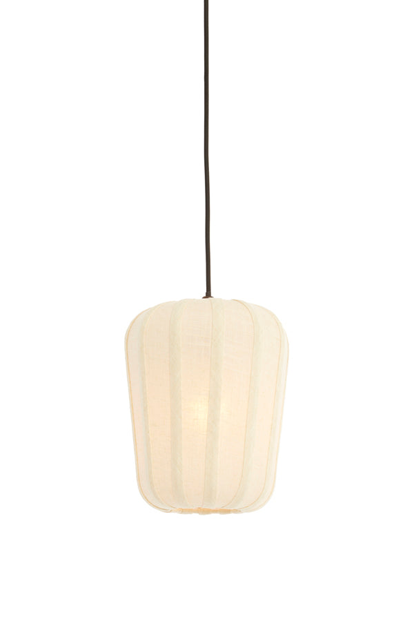 Hanging lamp 20x25 cm BIBURY wood print dark brown+white