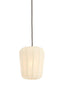 Hanging lamp 20x25 cm BIBURY wood print dark brown+white