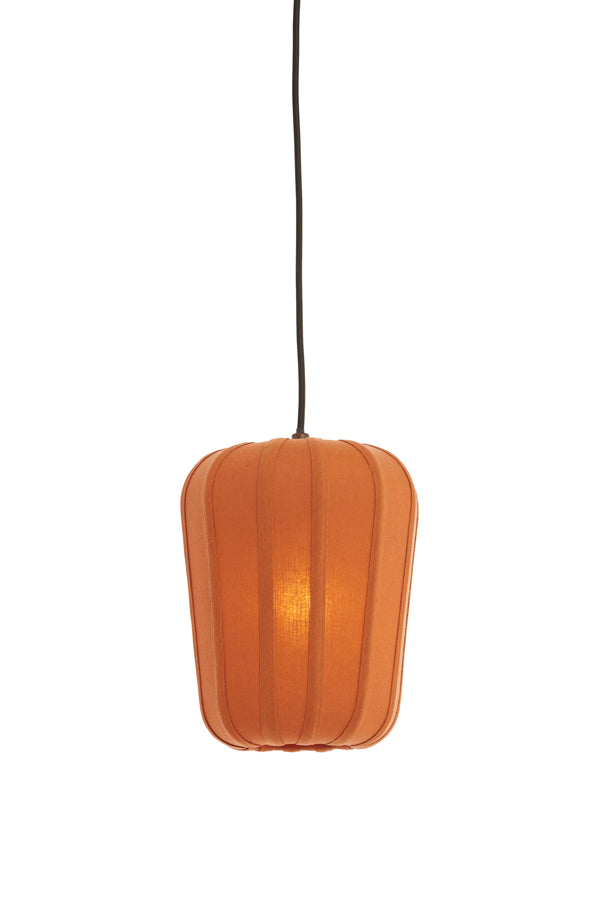 Hanging lamp 20x25 cm BIBURY wood print dark brown+terra
