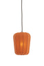 Hanging lamp 20x25 cm BIBURY wood print dark brown+terra