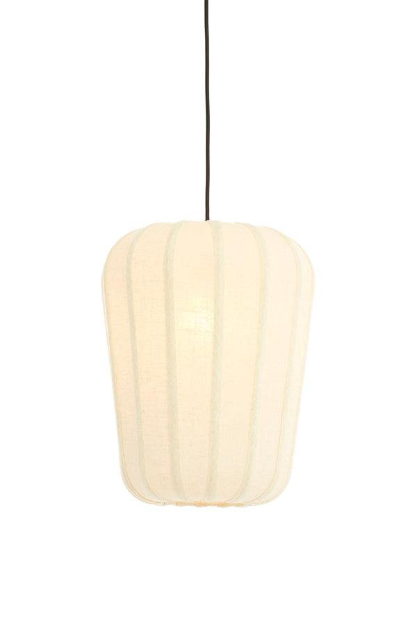 Hanging lamp 30x37,5 cm BIBURY wood print dark brown+white
