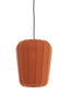 Hanging lamp 30x37,5 cm BIBURY wood print dark brown+terra