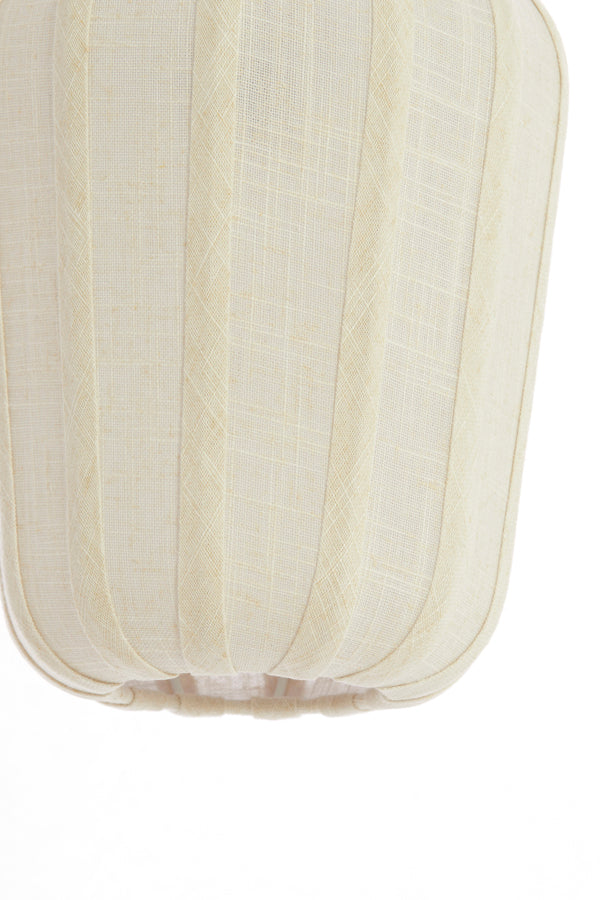 Hanging lamp 3L 103x30x143 cm BIBURY wood prt d brwn+white