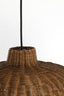 Hanging lamp 55x40,5 cm MELZOR rattan dark brown