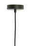 Hanging lamp 45x32 cm MELZOR rattan dark brown
