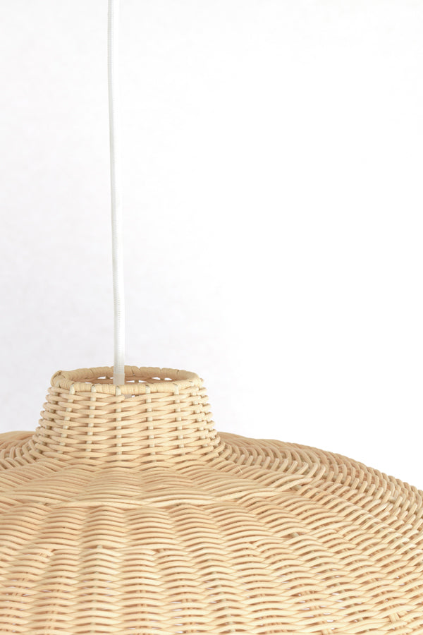 Hanging lamp 45x32 cm MELZOR rattan natural