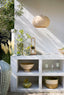 Hanging lamp 45x32 cm MELZOR rattan natural