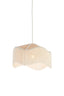 Hanging lamp 40x26 cm TIFFANY raffia natural+cream