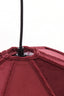 Hanging lamp 40x26 cm TIFFANY velvet burgundy