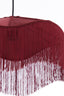 Hanging lamp 40x26 cm TIFFANY velvet burgundy
