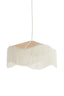 Hanging lamp 50x28 cm TIFFANY raffia natural+cream
