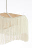 Hanging lamp 50x28 cm TIFFANY raffia natural+cream