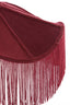 Hanging lamp 50x28 cm TIFFANY velvet burgundy