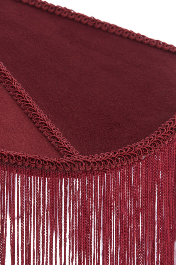 Hanging lamp 50x28 cm TIFFANY velvet burgundy
