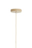 Hanging lamp 40x30 cm ESMIRIA natural+olive green