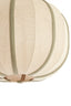 Hanging lamp 40x30 cm ESMIRIA natural+olive green