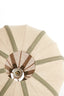 Hanging lamp 40x30 cm ESMIRIA natural+olive green
