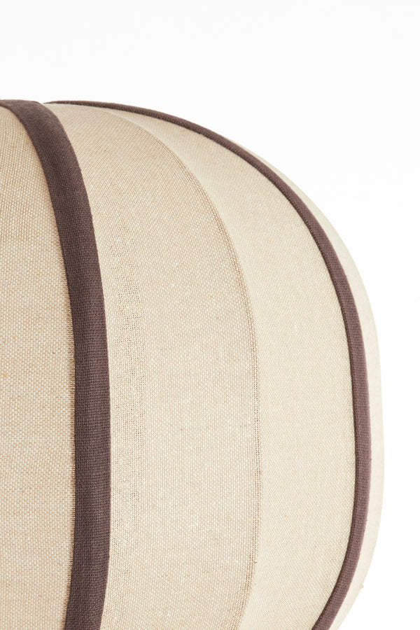 Hanging lamp 40x30 cm ESMIRIA natural+dark brown