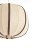 Hanging lamp 40x30 cm ESMIRIA natural+dark brown