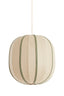 Hanging lamp 51x48 cm ESMIRIA natural+olive green