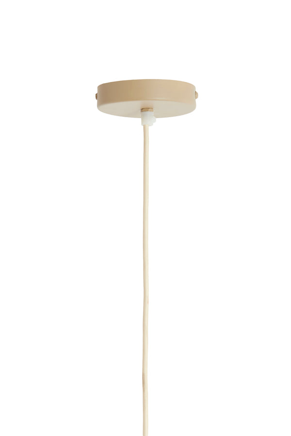 Hanging lamp 51x48 cm ESMIRIA natural+dark brown