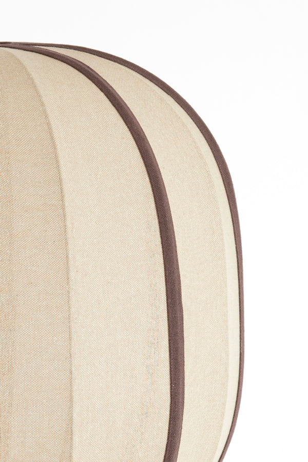 Hanging lamp 51x48 cm ESMIRIA natural+dark brown