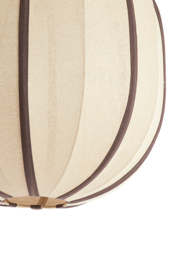 Hanging lamp 51x48 cm ESMIRIA natural+dark brown