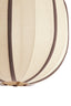 Hanging lamp 51x48 cm ESMIRIA natural+dark brown