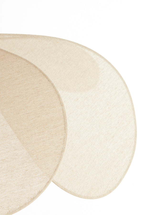 Hanging lamp 60x30 cm LAVRIRIA natural+wood