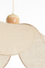 Hanging lamp 60x30 cm LAVRIRIA natural+wood