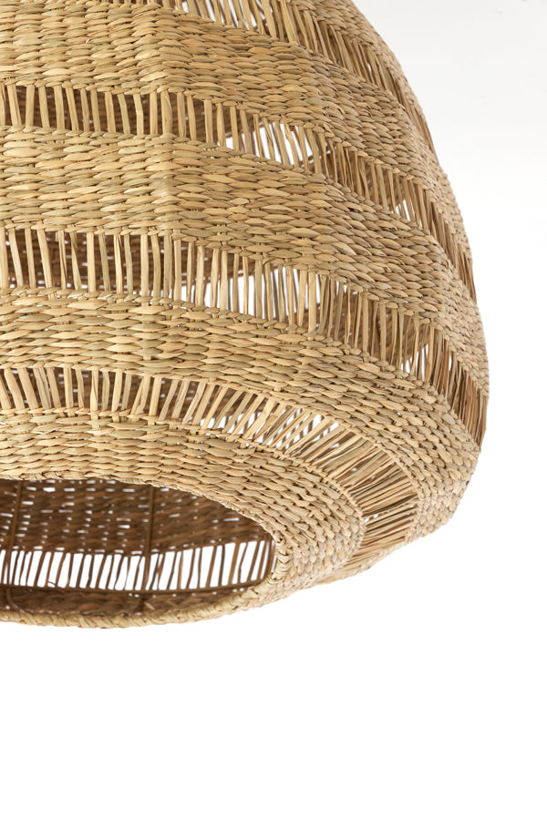 Hanging lamp 47x46 cm SOLUNA seagrass natural